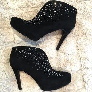 Gianni Bini Galena Rhinestone Bootie Heels